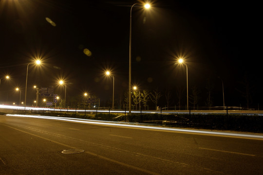 城市公路夜景