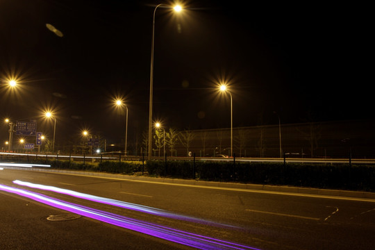 城市公路夜景