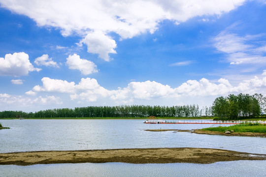 湖景