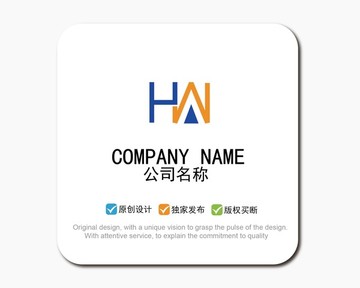 HM字母LOGO