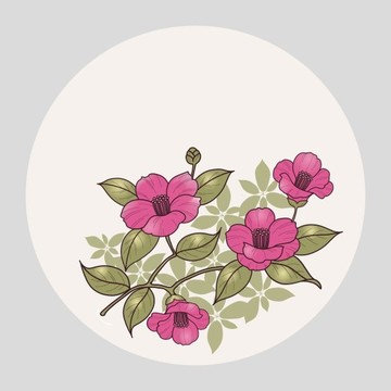 花卉無框畫
