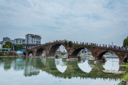 广济桥 古镇拱桥