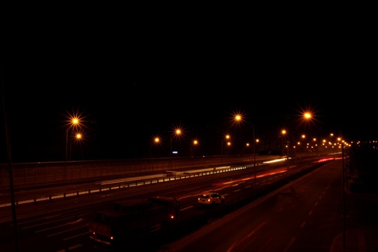 城市公路夜景