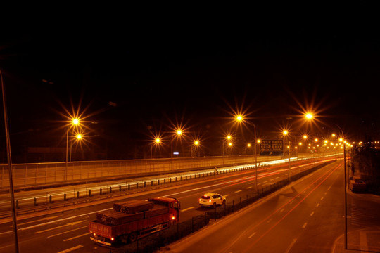 城市公路夜景