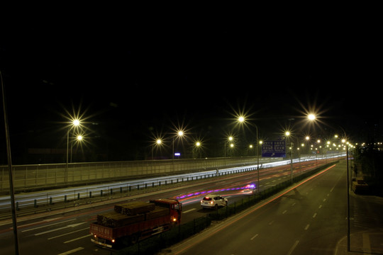 城市公路夜景