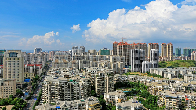 高楼林立 高楼大夏 城市