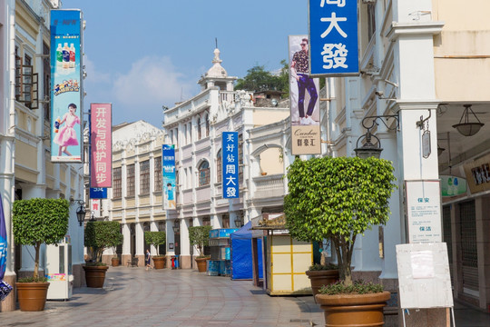 孙文西路商业步行街南洋骑楼建筑