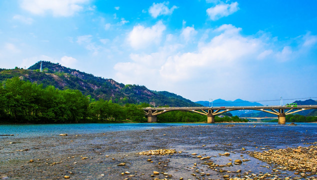 溪滩 溪水 山水