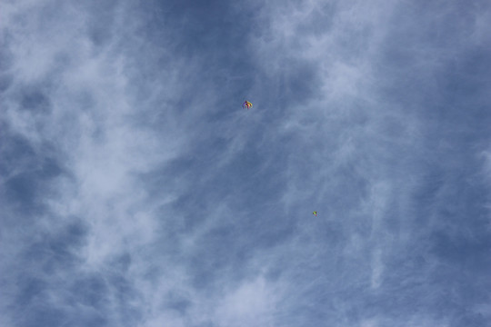 蓝天 风筝 天空背景