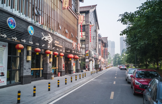 餐饮一条街