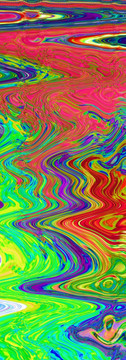 河流抽象畫