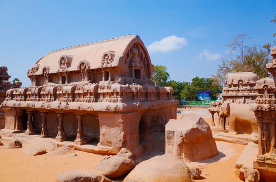 战车神庙 印度金奈马哈巴利普兰