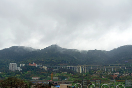 雨雾南山