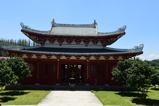 福建莆田南少林寺庙