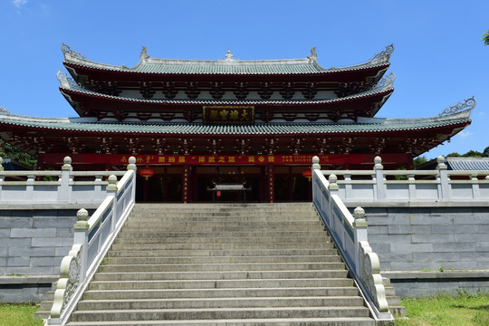 福建莆田南少林寺庙