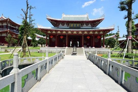 福建莆田南少林寺庙建筑