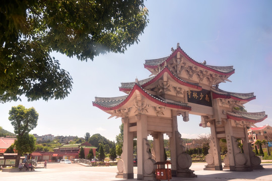 福建莆田南少林寺寺门