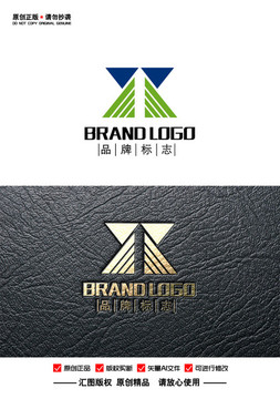 原创抽象地产金融科技LOGO