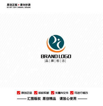 原创抽象科技地产LOGO