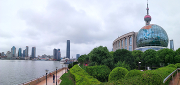 上海黄浦江边建筑