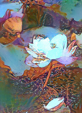 抽象花鳥畫裝飾畫油畫 未分層