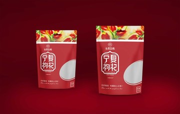 寧夏枸杞包裝設(shè)計平面分層圖