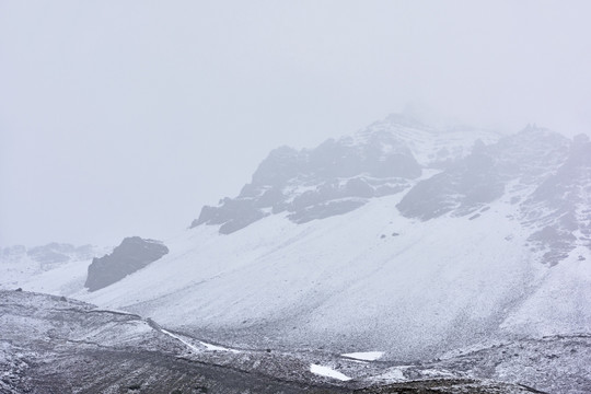 白雪皑皑