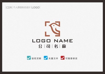 小鸟摄影LOGO