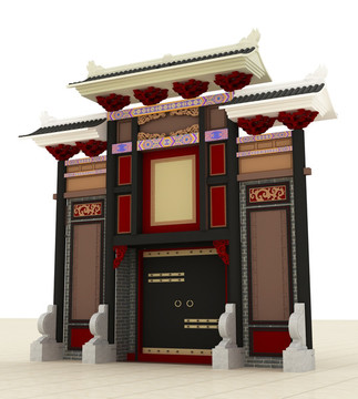 門牌坊入口設(shè)計(jì)