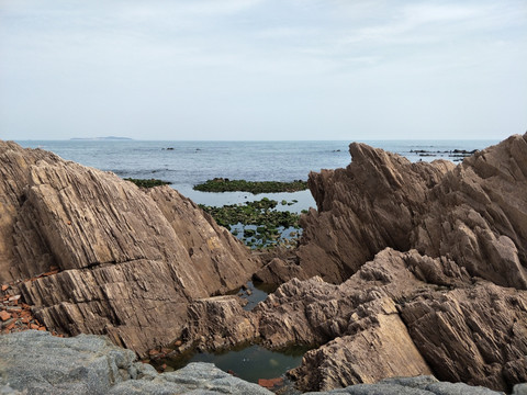 金沙滩岩石