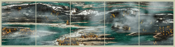 水墨山水畫(huà)