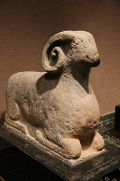 宋代的石羊雕像