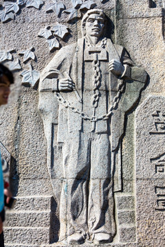 外滩人民英雄纪念碑 雕塑 革命