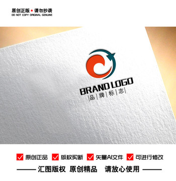 原创抽象凤凰鹰LOGO