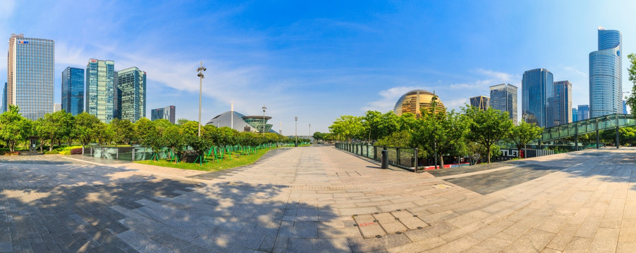 杭州钱江新城全景