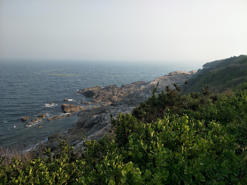 青岛竹岔岛海滩