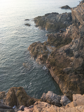 青岛竹岔岛海滩