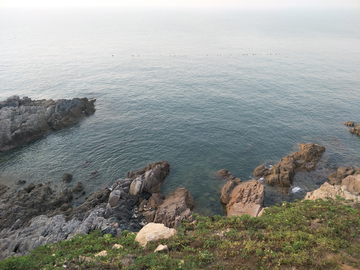 青岛竹岔岛海滩