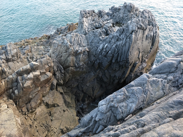 青岛竹岔岛海滩