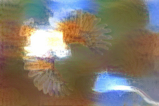 抽象花鳥畫裝飾畫油畫