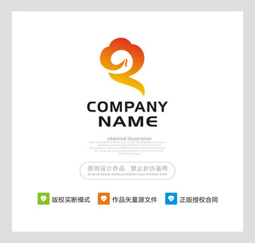 祥云 LOGO 凤凰