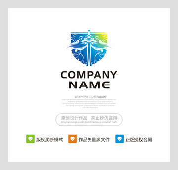 盾牌 劍 LOGO