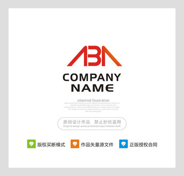 ABA LOGO 金字塔