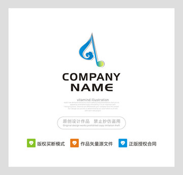 音符 音乐 LOGO