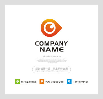 眼睛 望 logo