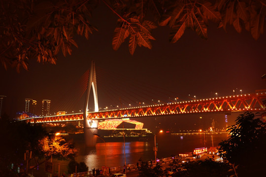 千厮门大桥夜景