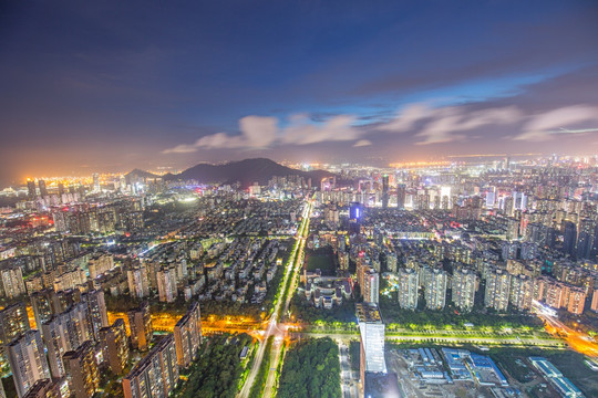 深圳南山区夜景