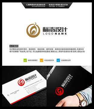 鼠標(biāo) 咖啡 LOGO設(shè)計(jì) 標(biāo)志