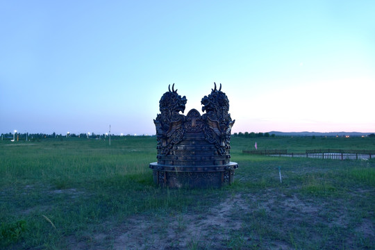蒙古帝国雕塑