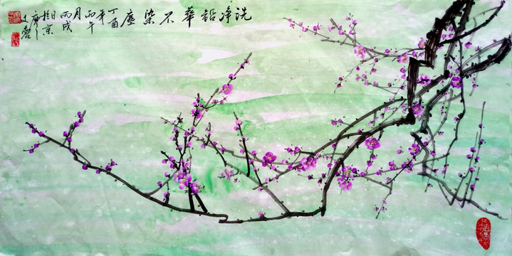 國(guó)畫梅花